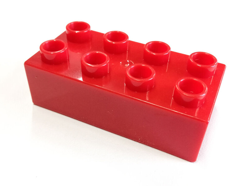 L-W Toys Junior Kostka 4x2 červená